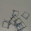 5/16" x 2" Trailer Hitch Pin 10 Pack, Heavy Duty Carbon Steel Hitch Locking Pins, Zinc Plated Rust-Resistant Coupler Pins for Utility Trailer, RV, Boat, Lawn Tractor, Farm Equipment