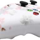 RALAN Cherry Blossoms Skin, Sakura Silicone Controller Cover Skin Protector Compatible for Xbox Ones Controller (Pink Pro Thumb Grip x 2,Cat Grips x 2,Skull Cap x 2).
