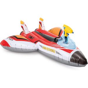 INTEX Water Gun Plane Inflatable Pool Float: Pool Toy for Kids – Includes Toy Water Gun – 88lb Weight Capacity – 46" x 46"