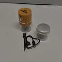 Electric Grinder Spice Crusher Rechargeable Mini Size 2" x 3.5" with 2PCS 1.7oz/50ml Glass Jar, Electric herb pill grinder