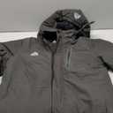 SOBAPRA Kids Waterproof Ski Jacket Warm Winter Snow Coat Boys and Girls Fleece Hooded Snowboarding Jacket, Black, Size 13-14