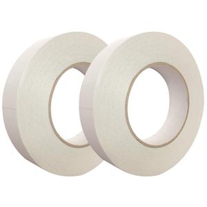 Heavy Duty Banner Hem Tape Double Sided 1 Inch x 164 Feet / 55 Yard - 2 Pack (White)