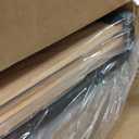 3 Panels No Dig Wood Privacy Screen, 42" H x 40" W Outdoor AC Fence
