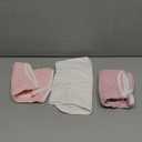 MUKIN Baby Muslin Burp Cloth Set of 3, Ultra Soft Absorbent Thick Cotton Burping Cloths for Unisex Newborn Babies, 20'' by 10'' Neutral Milk Spit Up Rags Boys Girls - Baby Must Haves. (Gradient Pink)