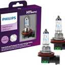 Philips Automotive Lighting H11 NightGuide Platinum Premium Upgrade Automotive Replacement Headlight Bulb for High Beam, Low Beam, and Fog Positions (Pack of 2)