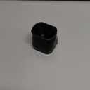 BUMACO Chair Leg Floor Protectors Square Chair Leg Protectors for Hardwood Floors 20Pcs Silicone Covers to Protect Floors Square (Black-L Fit 1-1/16" to 1-5/8")