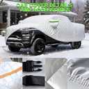 Hail Protection Car Cover Truck Compatible with Ford F100/F150/F250, Chevy C10/Silverado/Colorado, Dodge Ram etc, Thicken Anti Hail Car Cover Waterproof All Weather,Fit Length Up to 242"
