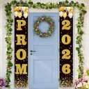 Prom Decorations Prom 2026 Graduation Font Porch Welcome Sign Class of 2026 Graduation Party Decor Decorations and Supplies for Home Classroom-12×71''