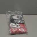 7 Pcs Red Black Gold Movie Night Sequin Backdrop Curtains 2ft x 8ft Photo Background Curtain Stage Door Entrance Runner Cover for New Year Movie Night Theme Party Wedding Birthday Decor