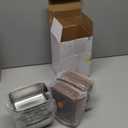 Layhit 10 Set Stainless Steel Food Containers with Lids Metal Marinating Snack Containers Box for Lunch, Leftovers, Dishwasher & Freezer Safe(34 oz)