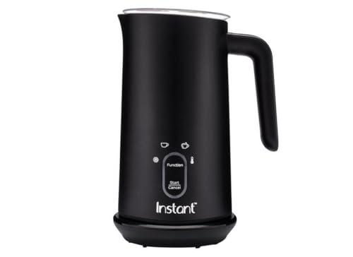 Instant Pot Milk Frother, 4-in-1 Electric Milk Steamer, 10oz/295ml Automatic Hot and Cold Foam Maker and Milk Warmer for Latte, Cappuccinos, Macchiato, From the Makers of Instant 500W, Black
