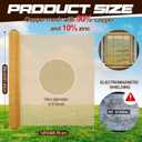 Lounsweer 36 Inch X 12 ft Bright Bronze Copper Mesh Screen, 90% Copper 20 Mesh Roll Insect Screen, 0.2mm Wire Fabric for Window Door Grounding Dense Filter Woven Crafts, to Keep Animals Away