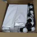 Pooqla 4 FT Marquee Light Up Letters, Cool White and Warm White Marquee Letter 4 Feet Tall, Giant LED Sign Big Mosaic Letter S for Balloons Birthday Party Anniversary Wedding Decorations