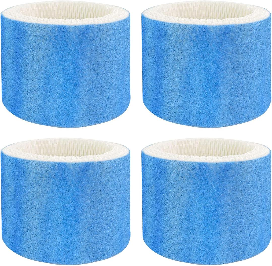Funmit Humidifier Filters Replacement for Honeywell Humidifier Filter HAC-504 HAC-504AW and Honeywell Filter A, Replacement for Honeywell HCM-350 HCM-500 HCM600 Cool Mist Humidifiers, 4 Pack, Blue