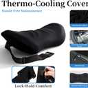 Lumbar Support Pillow for Office Chair - Lumbar Pillow for Car, Memory Foam Ergonomic Lumbar Support Pillow for Car Back Support for Office Chair Back Support Cushion