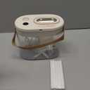 DIGIX Rechargeable Portable Humidifier-Smart Display,Night Light,Easy Clean,1.4L Small Humidifiers for Bedroom Baby, Personal Mini Humidifier for Travel Home Plants,3 Mist Modes, Auto Shut-Off (White)