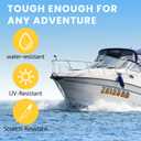 Honoson Boat Registration Numbers and Letters 252 Pcs 3-inch Personalized Stickers Vinyl Boat Registration Decals Boating Letter and Number Kit