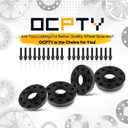 OCPTY 4PCS 5x100/5x112 Wheel Spacers 20mm 14x1.5 Studs 57.1mm Center