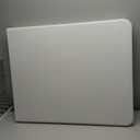 Bblife 6FT Folding Tables Heavy Duty White Foldable Table, Multi-Functional Fold up Table for Outdoor Camping Picnic Parties, Indoor Events Training with 330lbs Static Weight Capacity