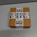 24 Pieces Curtain Rings with Clips Wooden for 1-1.5 inch Rod, Window Shower Curtain Hooks, Dark Wood Curtain Rod Rings with Clips, Wood Curtain Rings with Eyelet, Drapery Rings. (24)