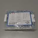 2 x 800pcs Galvanized Steel Hardware Nails with Storage Box, 1 Inch Flat Head Nails for Hanging Pictures and Woodworking, Picture Hanging Nails, Small Nails, Wall Nails, Wood Nails, Finishing Nails