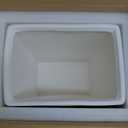 White Bathroom Trash Can, Stylish 1.32 Gallon/5 Liter Waste Basket for Living Decor, Bathroom, Office,Party,Room,Kitchen