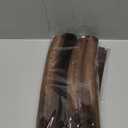 Heatless Curls Overnight Hair Curler - 4 Pcs Curling Rod to Sleep In, Velvet Hair Rollers with Satin Hair Scarf (Brown)