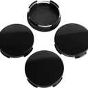 Car Wheel Center Cap Kit Outer 63mm 2.5 inches Inner 61mm 2.4 inches Fit for T-yo-ta Corolla Camry Highlander RAV4 Rim Hub Caps, Center Hub Caps Covers Wheel Caps, 4 PCS Black