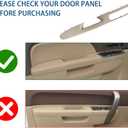 APPERFiT 80995 Upgraded Door Armrest Pull Handle Repair Kit Tan for Driver Door Panel Compatible with Chevrolet Chevy Avlanche, Silverado, Suburban, Tahoe/GMC Sierra Yukon 2010-2014