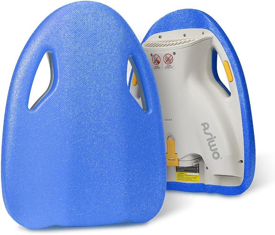 Asiwo MAKO Electric Swimming Kickboard, 3-Speed Swim Training Board for Kids & Adults, Rechargeable Pool Float for Water Sports & Swim Practice