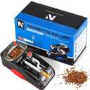 NEWTRY Rolling Machine Electric Automatic Injector Mini Roller Maker DIY Tool (Red)