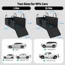 Upgraded Dog Car Seat Cover for Back Seat, Hard Bottom Seat Extender