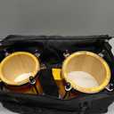 Bongo Drums 6.5” and 7.5”, Birch Percussion Instrument Bongos for Adults Beginners,Buffalo Hand Drum with Carry Bag and Tuning Wrench for Education and Practice.