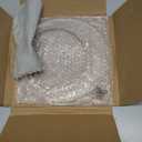 LUBIYACK 10" Glass Microwave Plate Replacement for W10337247 W11367904 Microwave Turntable Tray Oven Rotating Dish Tray with Y shaped design for Better Reheating and Even Heat Distribution