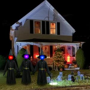 Halloween Witch Outdoor Decorations Set of 3, 3ft