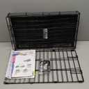 MidWest Homes for Pets 22-Inch iCrate Folding Dog Crate with Divider Panel, Leak-Proof Tray & Secure Latches – Metal Wire Kennel for XS Breeds – Portable, Durable & Easy to Assemble