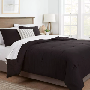 Washed Cotton Sateen Comforter and Sham Set - Threshold, King