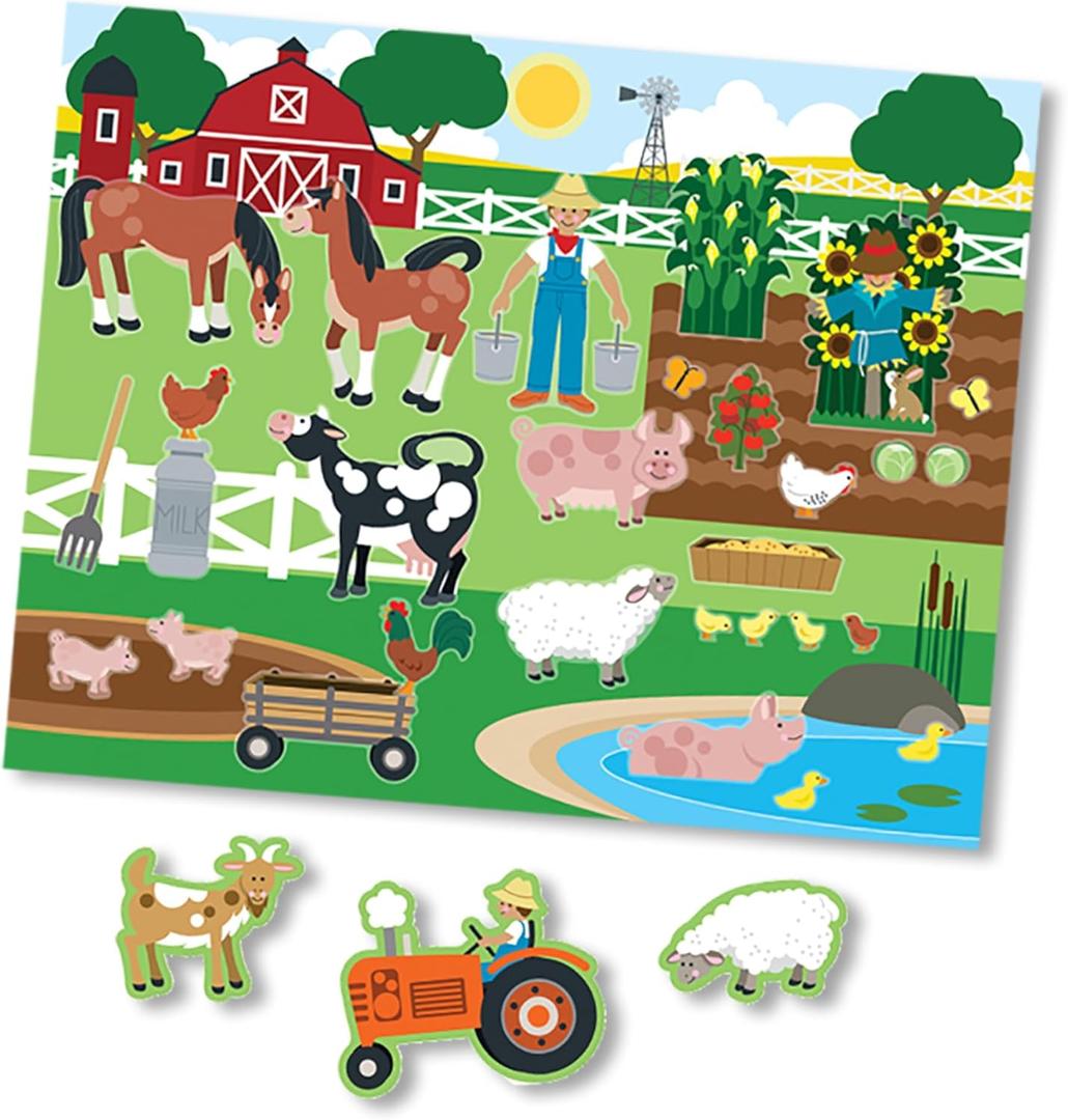 Melissa & Doug Reusable Sticker Pad: Habitats - 150+ Reusable Stickers - FSC Certified