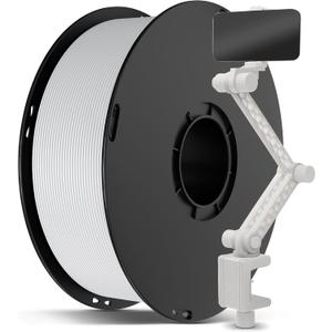 ANYCUBIC ABS Filament 1.75mm, High Strength and Toughness, 3D Printer Filament Dimensional Accuracy +/- 0.02mm, 1KG Spool (2.2 lbs), White