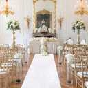 White Aisle Runner Wedding 2x15ft Shimmer Carpet Runner for Ceremony Sequin Aisle Runner Rug Outdoor Runner