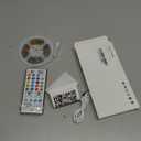 RUISHINE Battery Powered LED Strip Lights 25ft, Battery Operated LED Light Strip Color Changing Music Sync App Remote Control RGB USB Led Lights for TV, Room, Rope Lights