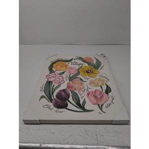 DI CA 24×30 EMB TULIPS WALL ART