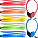 Tellegloww 150 Pcs Classroom Headphones Bulk Class Set Adjustable Wired School Wholesale Headphones Bulk Students on Ear Earphones with 3.5mm Jack for Children Gift, Teacher Supplies(Bright Color)