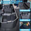 WHALEMOTOR Underseat Storage Compatible with Ford F150(2015-2026)&Super Duty(2017-2026) SuperCrew/Crew Cab, Upgraded Rear Under Seat Organizer Cargo Box for F-150 F250 F350 F450 F550