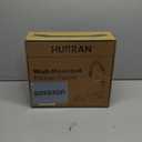 Wall Mount Kitchen Faucet, Hurran Brushed Nickel Kitchen Sink Faucet, 8 Inch 2 Handle Wall Mount Commercial Sink Faucet with Pull Down Sprayer for Kitchen Laundry Room Restaurant