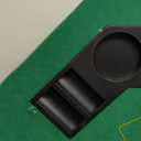 Folding Poker Table Top  48-Inch Solid Wood Topper  Space for 8 Players  Blackjack Table with Built-in Cupholders and Chip Trays by Trademark Poker