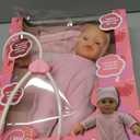 Interactive Talking Baby Doll Doctor Set Toy Pack for Kids – 14” Doll with Lights, Sound Effects, Pretend Play Dr Checkup Accessories – Pink Newborn Hospital Care Nursing Playset for Toddler Girl 3+