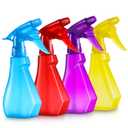 DilaBee Spray Bottles (4-Pack, 8 Oz) Water Spray Bottle for Hair, Plants, Cleaning Solutions, Cooking, BBQ, Squirt Bottle for Cats, Empty Spray Bottles - BPA-Free - Multicolor (Red, Yellow, Purple, Blue)