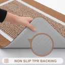 2 x Colorxy Indoor Door Mat, Non-Slip Absorbent Resist Dirt Entrance Mat, Sturdy Low-Profile Inside Floor Mats, Washable Front Entry Doormats for Entryway, 30''x17'', Brown