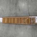 VaeFae Teak Bathtub Tray, Wooden Bath Caddy for Bathtub, Bath Tub Wood Table for Tub, 39.8" x 6" x 1.8"